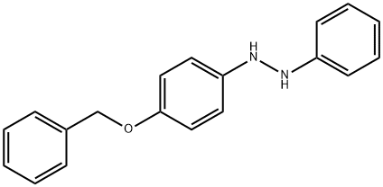 1-phenyl-2-[4-(phenylmethoxy)phenyl]hydrazine Structure