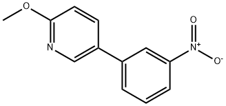 2-메톡시-5-(3-니트로페닐)피리딘 구조식 이미지