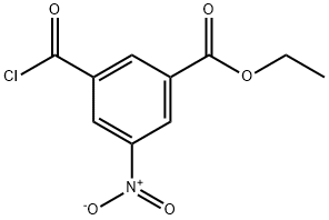 ethyl 3-(chlorocarbonyl)-5-nitrobenzoate  Structure