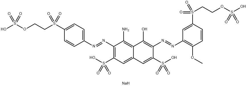 93951-21-4 tetrasodium 4-amino-5-hydroxy-6-[[2-methoxy-5-[[2-(sulphonatooxy)ethyl]sulphonyl]phenyl]azo]-3-[[4-[[2-(sulphonatooxy)ethyl]sulphonyl]phenyl]azo]naphthalene-2,7-disulphonate 
