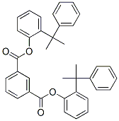 bis[(1-methyl-1-phenylethyl)phenyl] isophthalate Structure