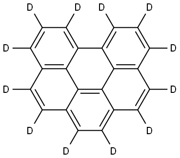 BENZO(G,H,I)PERYLENE D12 구조식 이미지
