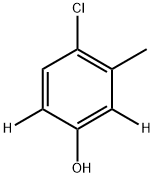 4-CHLORO-3-METHYLPHENOL-2,6-D2 Structure