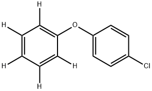 4-클로로페닐페닐-D5에테르 구조식 이미지
