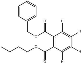 BENZYL BUTYL PHTHALATE-D4 Structure