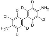 3,3'-DICHLOROBENZIDINE-D6 (RINGS-D6) Structure