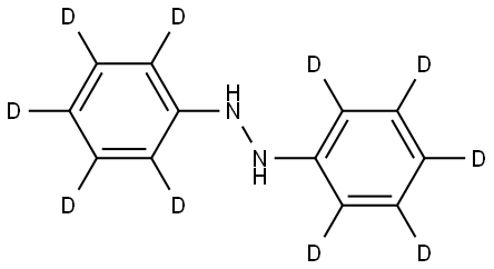 1,2-디페닐하이드라진(DIPHENYL-D10) 구조식 이미지