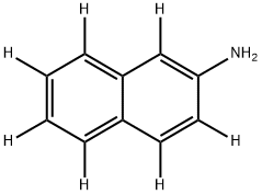 2-AMINONAPHTHALENE (RING-D7,98%) Structure