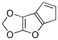 5H-Cyclopenta[4,5]furo[2,3-d]-1,3-dioxole  (9CI) 구조식 이미지