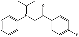 1-(4-FLUORO-PHENYL)-2-(ISOPROPYL-PHENYL-AMINO)-ETHANONE Structure