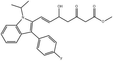93957-52-9 3-Methyl(E)-7-[3-(4-fluorophenyl)-1-methylethyl-indol-2-yl]-3-hydroxy-5-oxohept-6-enoate