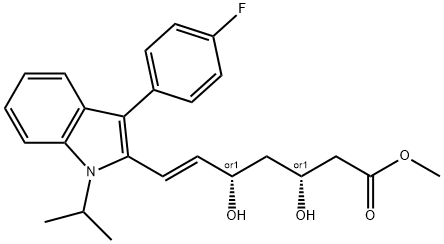 Fluvastatin methyl ester Structure