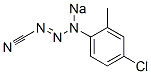 3-(4-chloro-2-methylphenyl)-1-triazene-1-carbonitrile, sodium salt 구조식 이미지