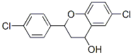 6-chloro-2-(4-chlorophenyl)-3,4-dihydro-2H-1-benzopyran-4-ol 구조식 이미지