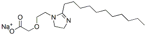 sodium [2-(4,5-dihydro-2-undecyl-1H-imidazol-1-yl)ethoxy]acetate 구조식 이미지