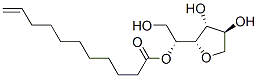 Sorbitan, mono-10-undecenoate Structure