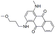 1-[(3-methoxypropyl)amino]-4-(methylamino)anthraquinone Structure