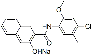 sodium N-(4-chloro-2-methoxy-5-methylphenyl)-3-hydroxynaphthalene-2-carboxamidate Structure