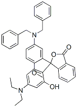 3-(5-dibenzylamino-2-methoxyphenyl)-3-[4-(diethylamino)-2-hydroxyphenyl]phthalide  Structure