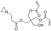 3-hydroxy-2,2-bis[[(1-oxoallyl)oxy]methyl]propyl aziridine-1-propionate Structure