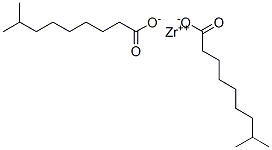 zirconium(2+) isodecanoate Structure