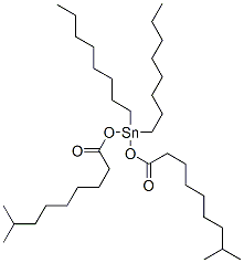 비스(이소데카노일옥시)디옥틸스탄난 구조식 이미지