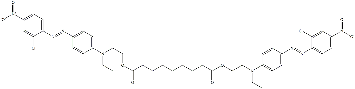 bis[2-[[4-[(2-chloro-4-nitrophenyl)azo]phenyl]ethylamino]ethyl] azelate Structure