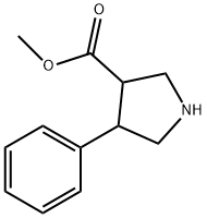 4-페닐-피롤리딘-3-카르복실산메틸에스테르 구조식 이미지