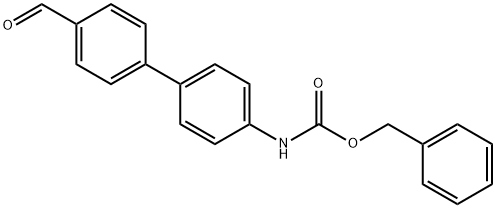 4-(Cbz-AMino)-4'-forMylbiphenyl 구조식 이미지