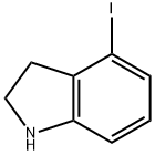 4-IODO-2,3-DIHYDRO-1H-INDOLE 구조식 이미지