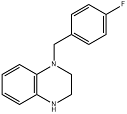 1-(4-플루오로-벤질)-1,2,3,4-테트라히드로-퀴녹살린디히드로클로라이드 구조식 이미지