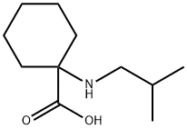 1-ISOBUTYLAMINO-CYCLOHEXANECARBOXYLIC ACID HYDROCHLORIDE Structure