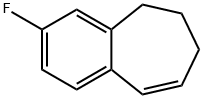 3-FLUORO-6,7-DIHYDRO-5H-벤조사이클로헵텐 구조식 이미지