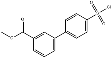 4'-클로로술포닐-비페닐-3-카르복실산메틸에스테르 구조식 이미지