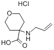 4-ALLYLAMINO-TETRAHYDRO-PYRAN-4-카르복실산염산염 구조식 이미지