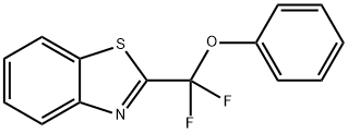 2-(DIFLUORO(PHENOXY)METHYL)BENZO[D]THIAZOLE Structure