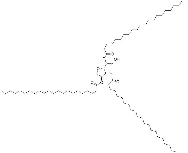 Sorbitan, tridocosanoate Structure