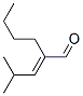 (E)-2-(2-methylpropylidene)hexanal Structure