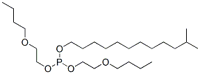 bis(2-butoxyethyl) isotridecyl phosphite Structure