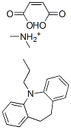 [10,11-디하이드로-5H-디벤즈[b,f]아제핀-5-프로필]디메틸암모늄수소말레에이트 구조식 이미지