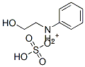 N-(2-hydroxyethyl)anilinium hydrogen sulphate Structure