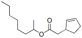 1-methylheptyl cyclopent-2-ene-1-acetate Structure