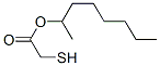 1-methylheptyl mercaptoacetate Structure