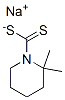 sodium dimethylpiperidine-1-dithiocarboxylate Structure