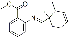 methyl 2-[[(dimethyl-3-cyclohexen-1-yl)methylene]amino]benzoate Structure