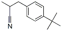 3-(p-tert-butylphenyl)-2-methylpropiononitrile Structure