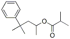 1,3-dimethyl-3-phenylbutyl isobutyrate Structure