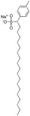 sodium octadecylxylenesulphonate Structure