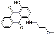 1-hydroxy-4-[(3-methoxypropyl)amino]anthraquinone 구조식 이미지