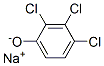 나트륨2,3,4-트리클로로페놀레이트 구조식 이미지
